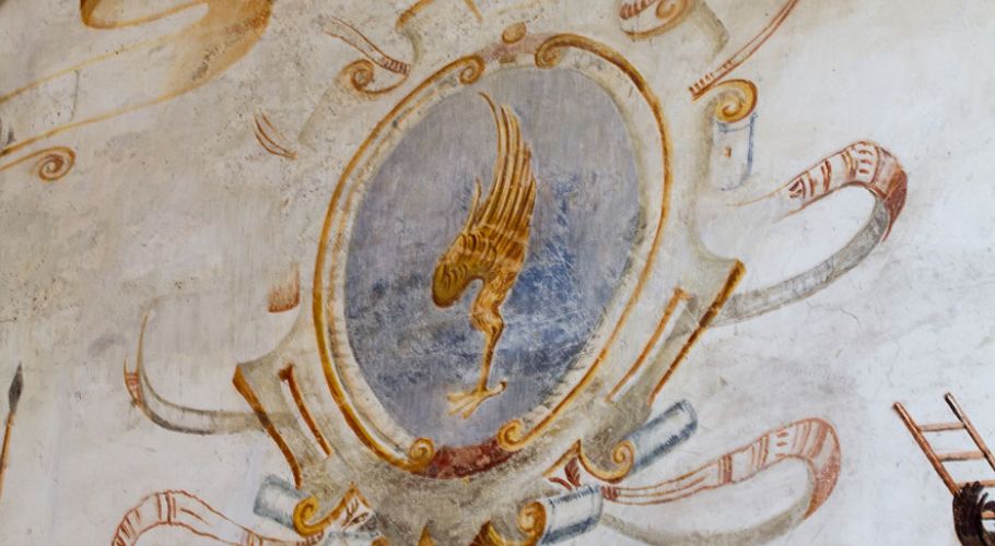 Cappella dell'altare, stemma di Ludovico Beccadelli